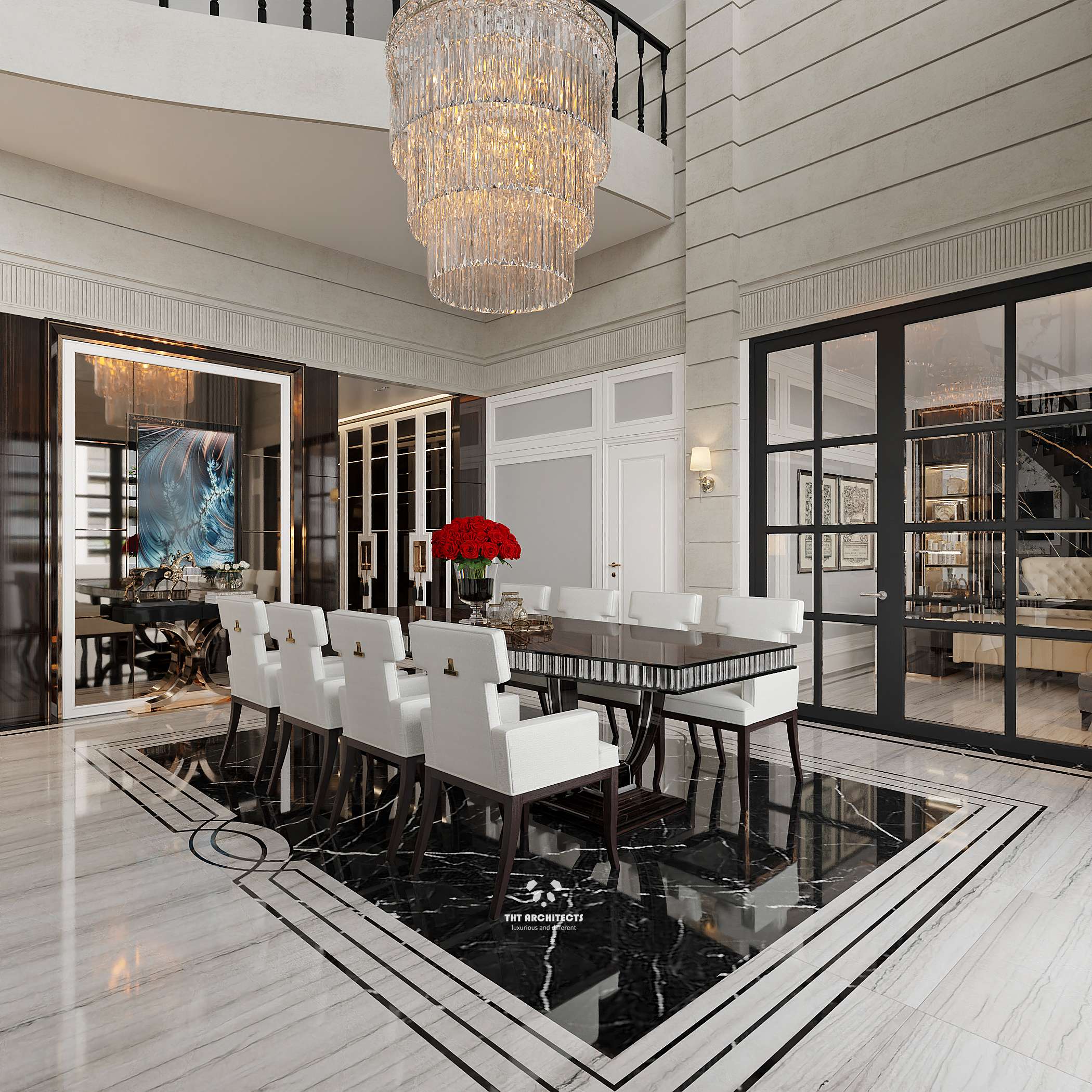 tht arichitects - Villa anh Sứ - Phòng khách bếp 03